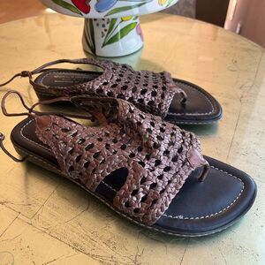 Donald J. Pliner Garyn Metallic Leather Sandals